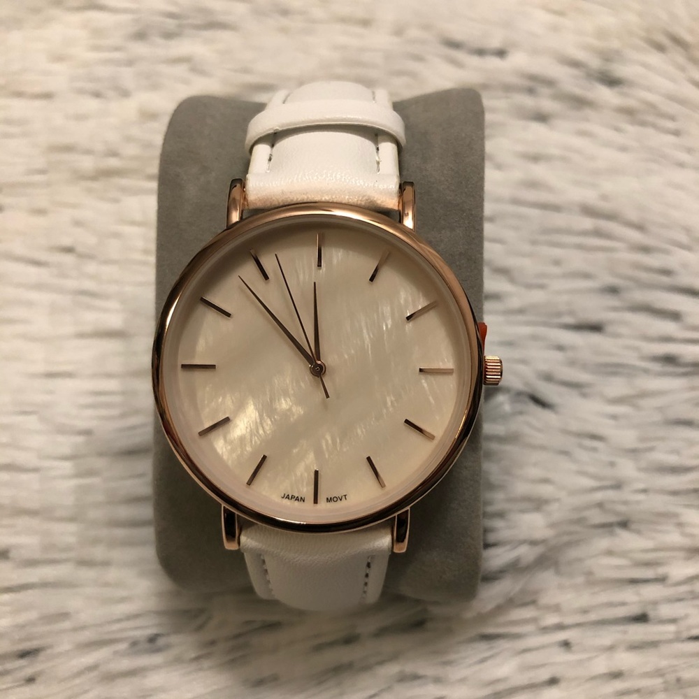 Women’s analog watch white/white